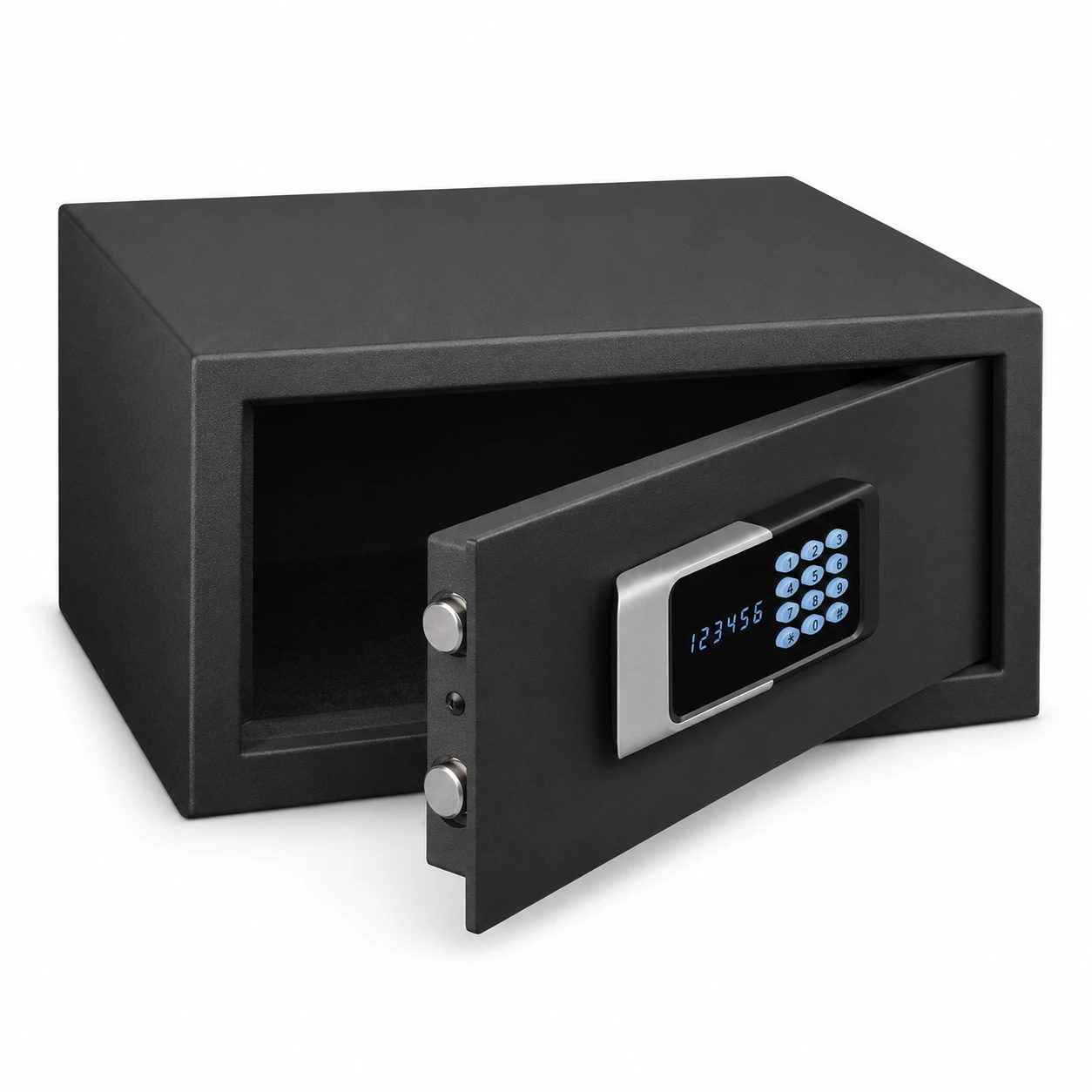 Kompakt Dijital Şifreli Mini Kasa — Mavi LED